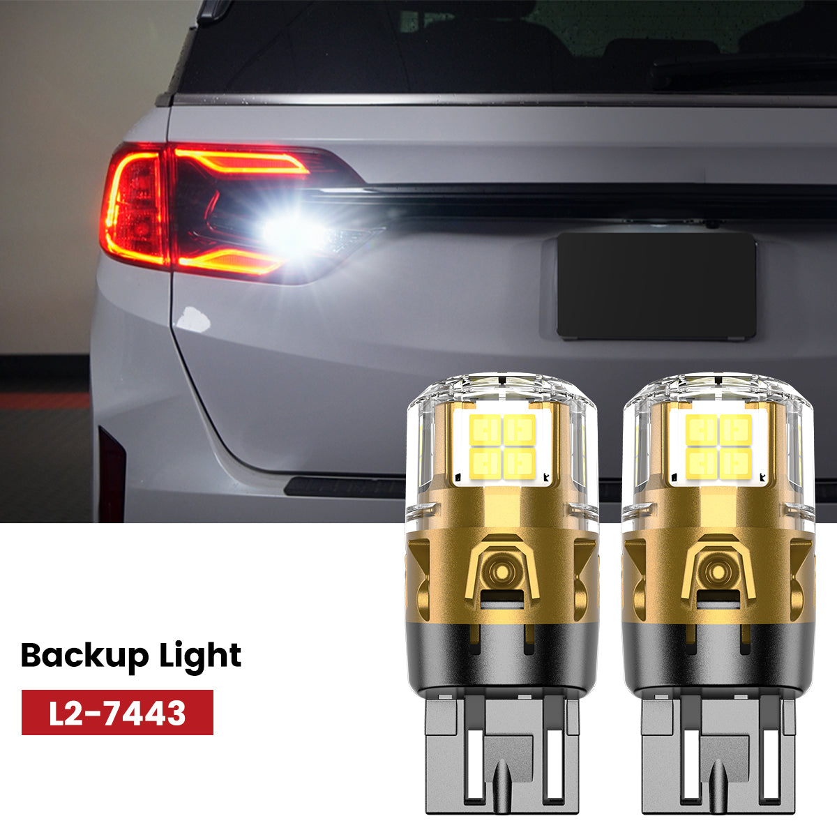 Lasfit 7443 led backup lights fit for 2021-2025 Honda Odyssey