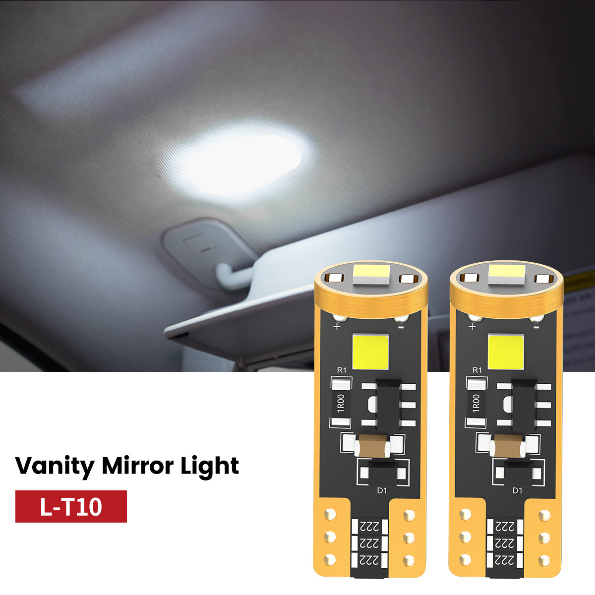 Lasfit 168 led vanity mirror lights fit for 2021-2025 Nissan Rogue