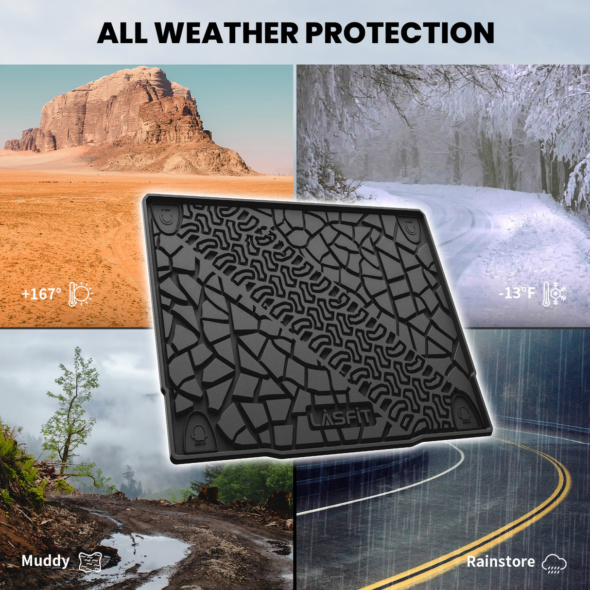 2021-2025 Ford Bronco All-weather Cargo Mat