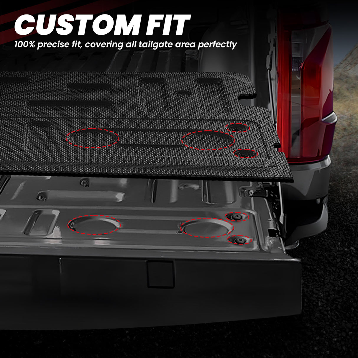 2021-2025 Ford F-150 Truck Tailgate Mat Custom Fit