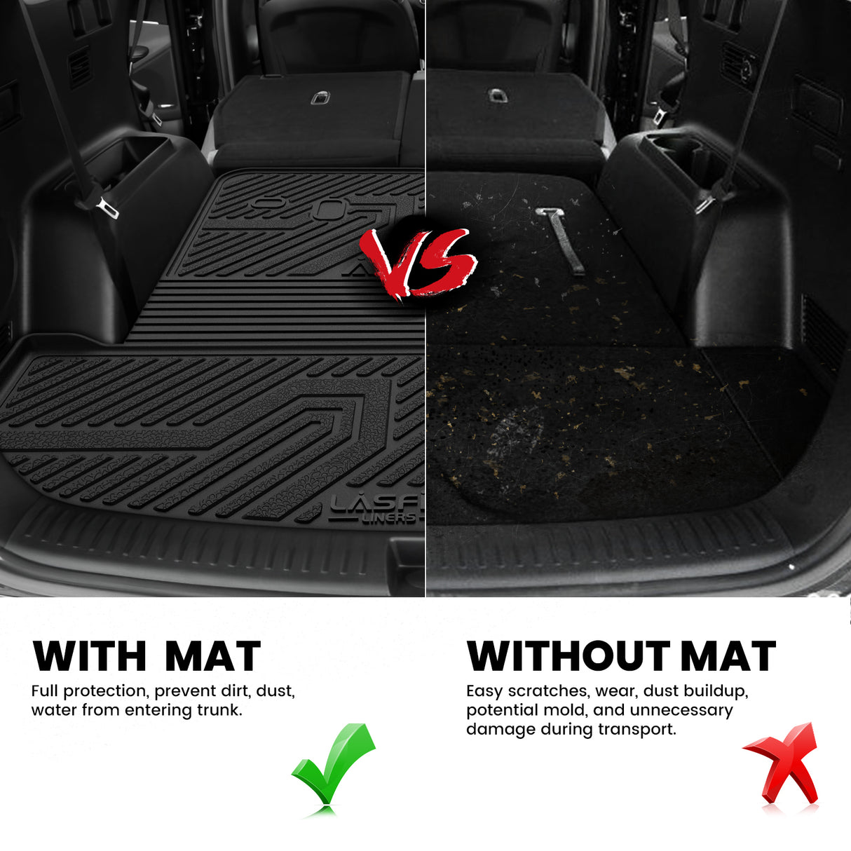 Fit for 2021-2026 Kia Sorento Floor Mats / Cargo Mat / Seatback Mat