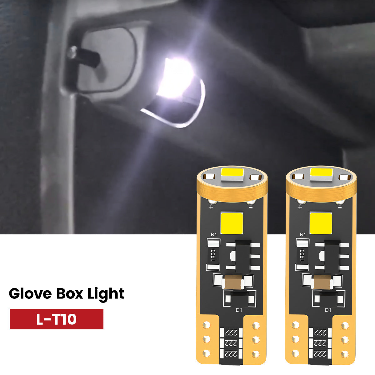 Lasfit 168 led glove box lights fit for 2021-2026 Dodge Durango