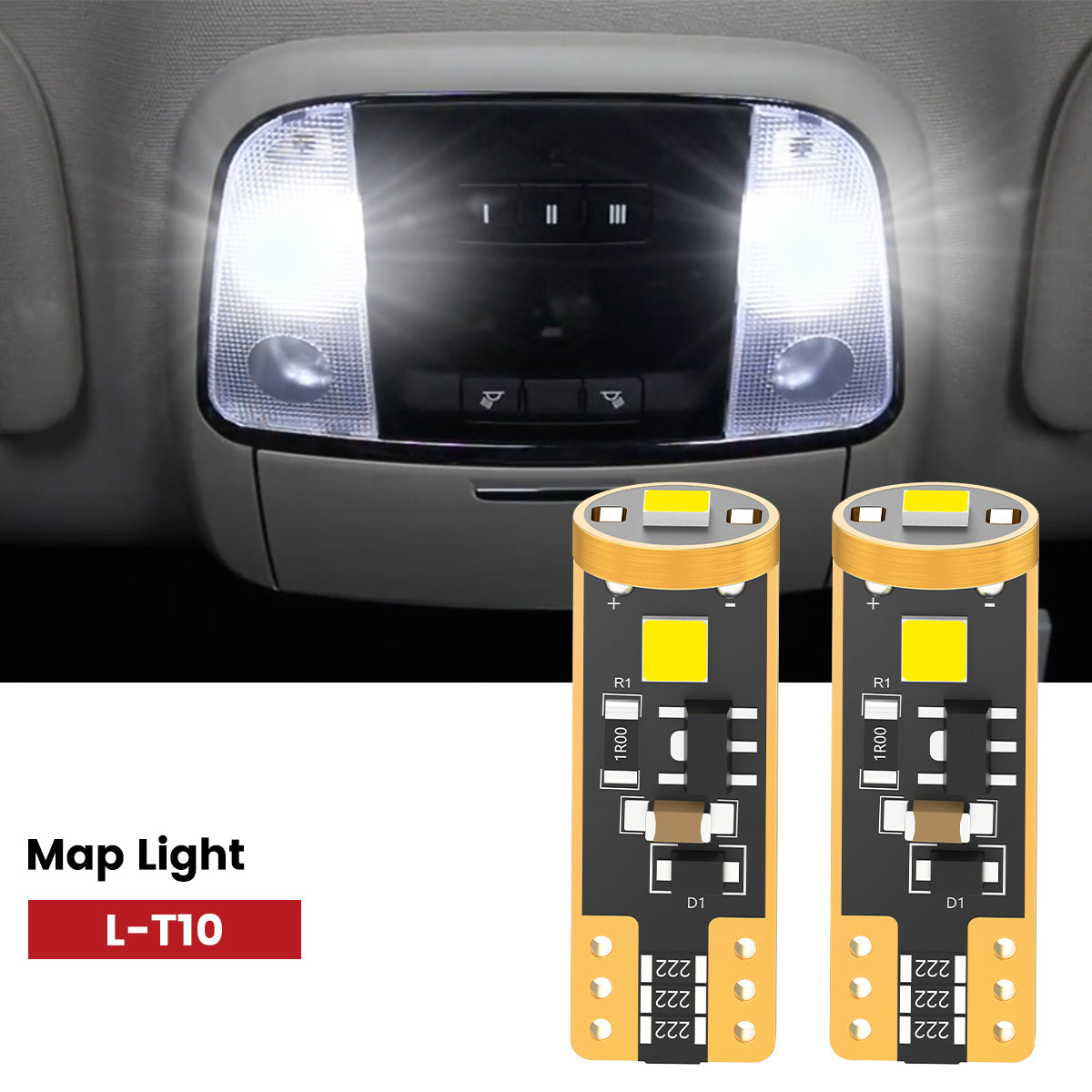 Lasfit 168 led map lights fit for 2021-2026 Dodge Durango