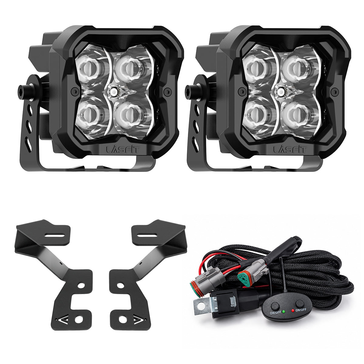 2021-2026 Ford Bronco Sport 3 inch white spot ditch light