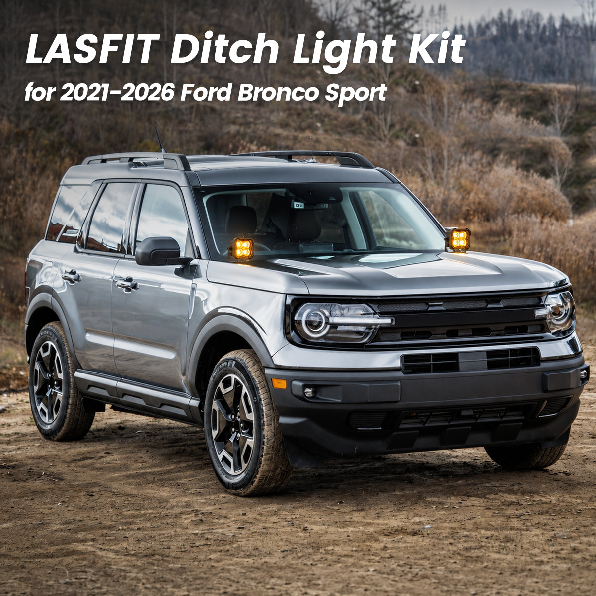 2021-2026 Ford Bronco Sport ditch light kit