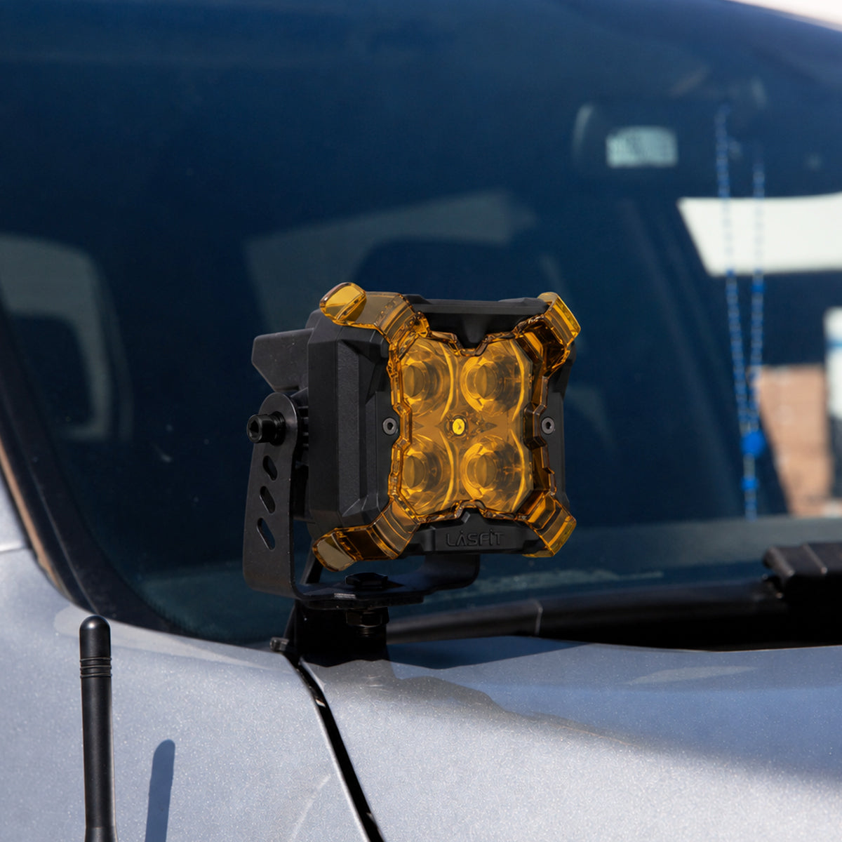 2021-2026 Ford F-150 3 inch led amber spot ditch light with bracket