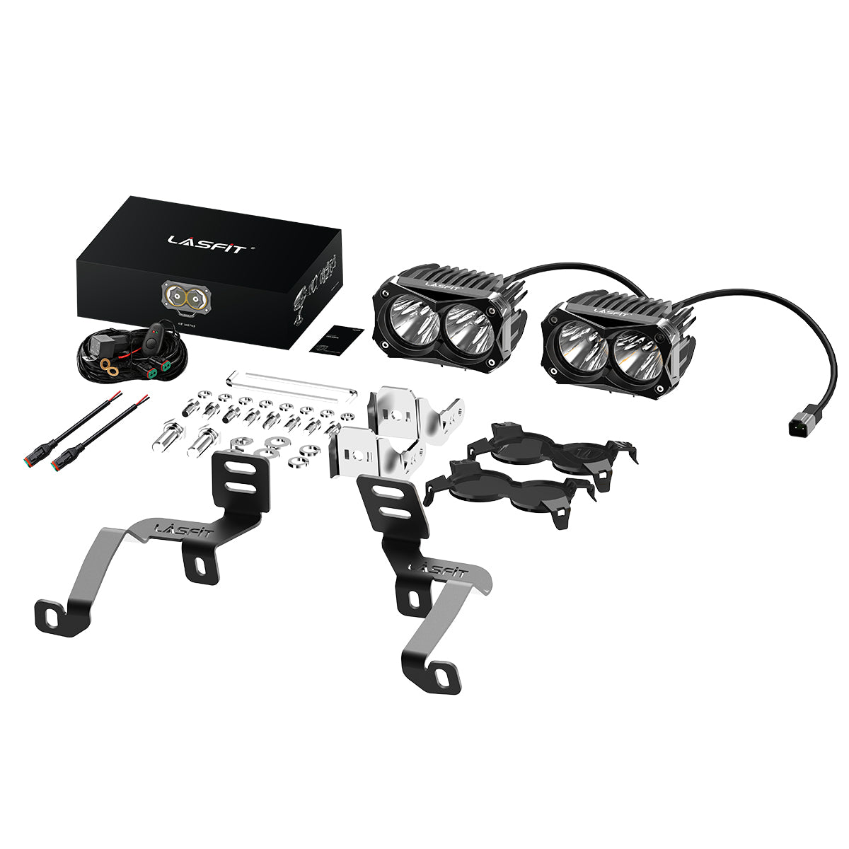 2021-2026 Ford F-150 4.8 inch white spot ditch light package