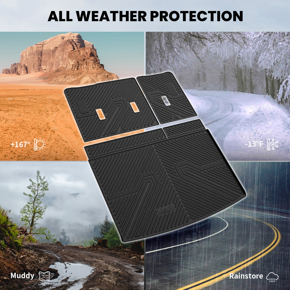 Fit for 2021-2026 Chevrolet Suburban Floor Mats or Seatback & Cargo Mat, Not Fit 9-seater