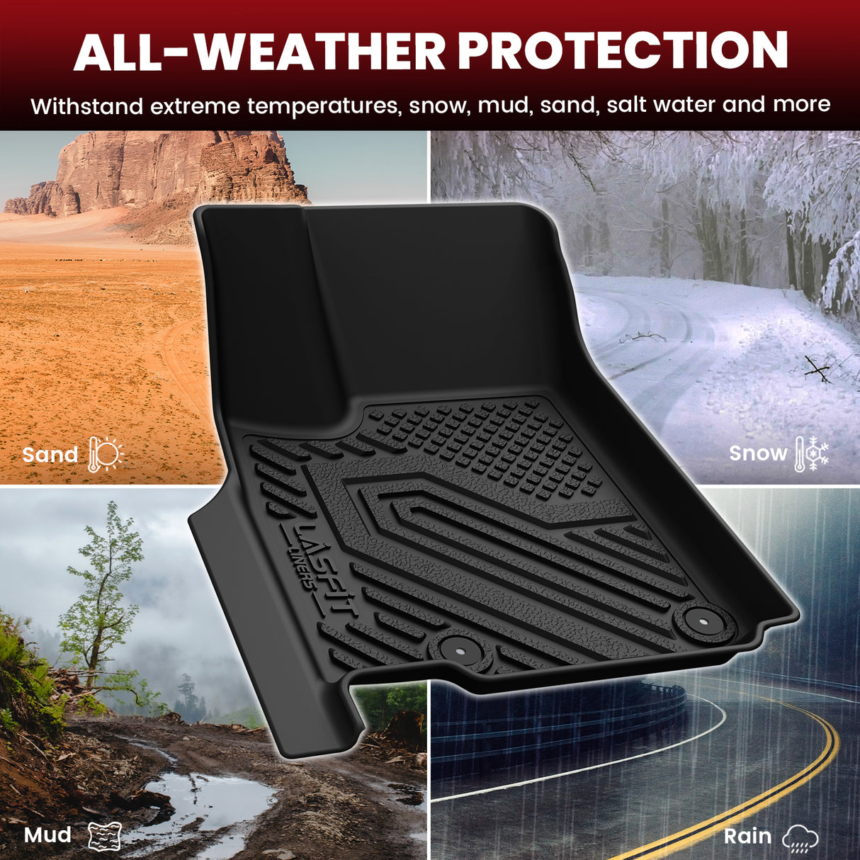 Jeep Grand Cherokee L 2021 2022 2023 2024 2025 2026 Custom Floor Mats