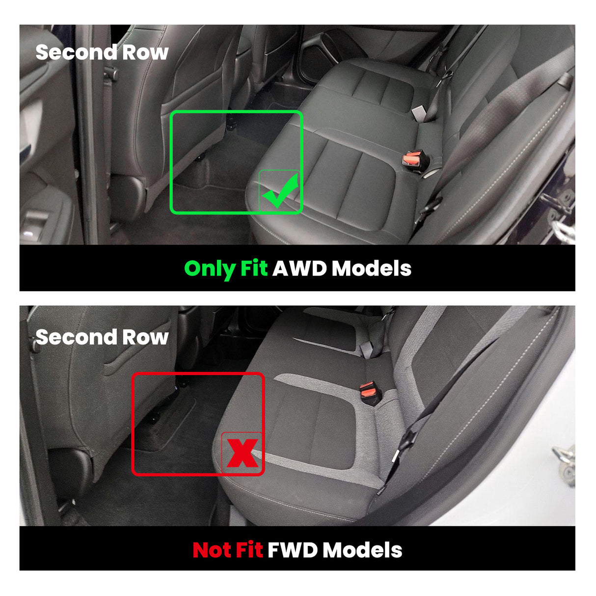 Chevrolet Trailblazer 2021-2025 Floor Mats for AWD