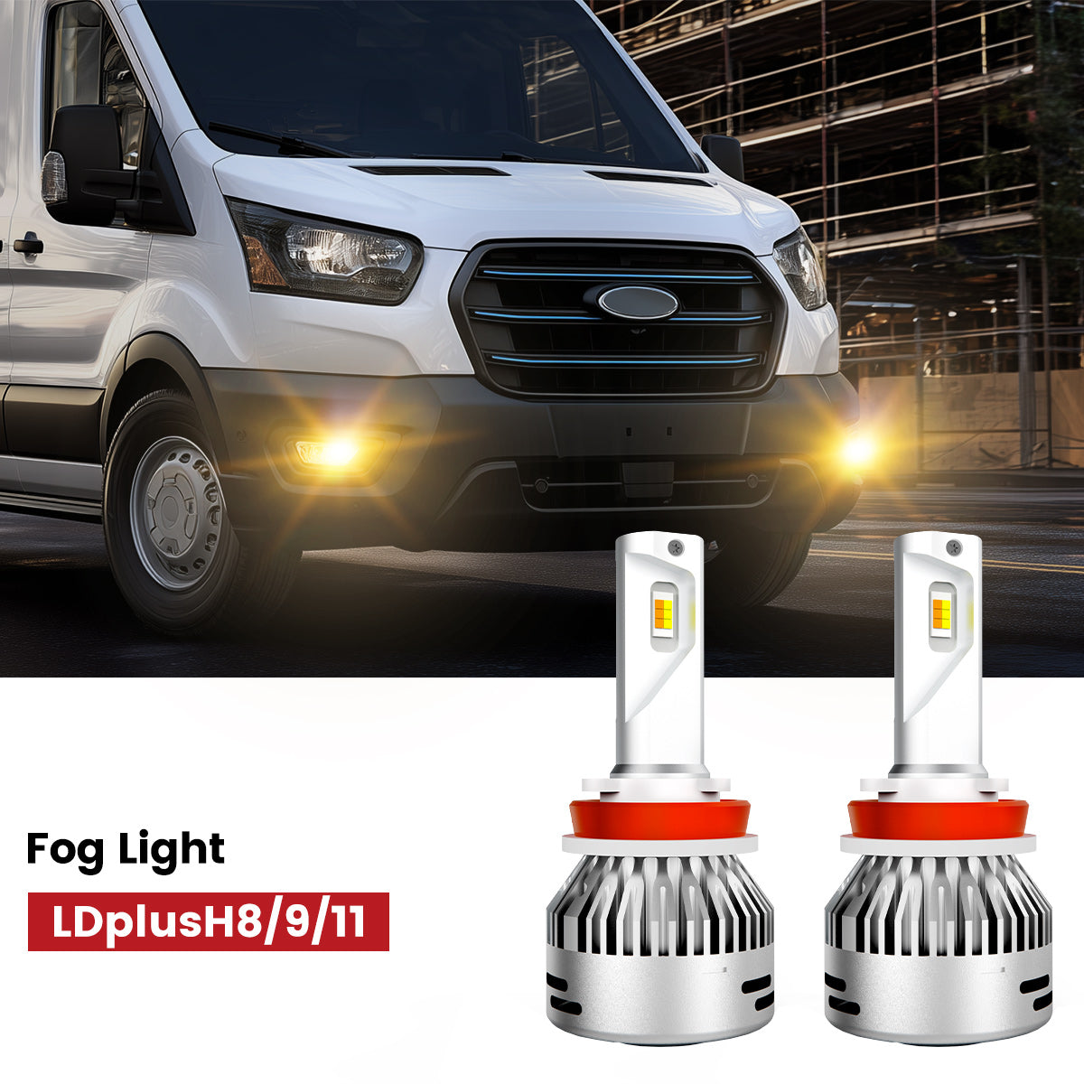 Lasfit H16 led fog light fit for 2022-2023 Ford E-Transit