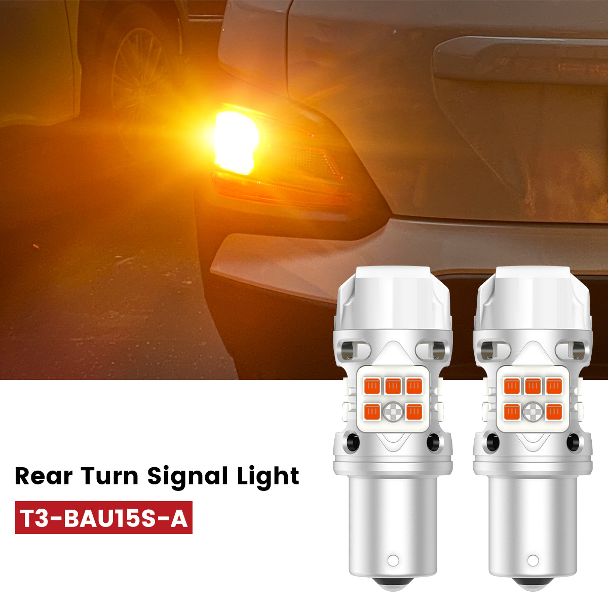 Lasfit py21w led rear turn signal loghts fit for 2022-2023 Hyundai Kona