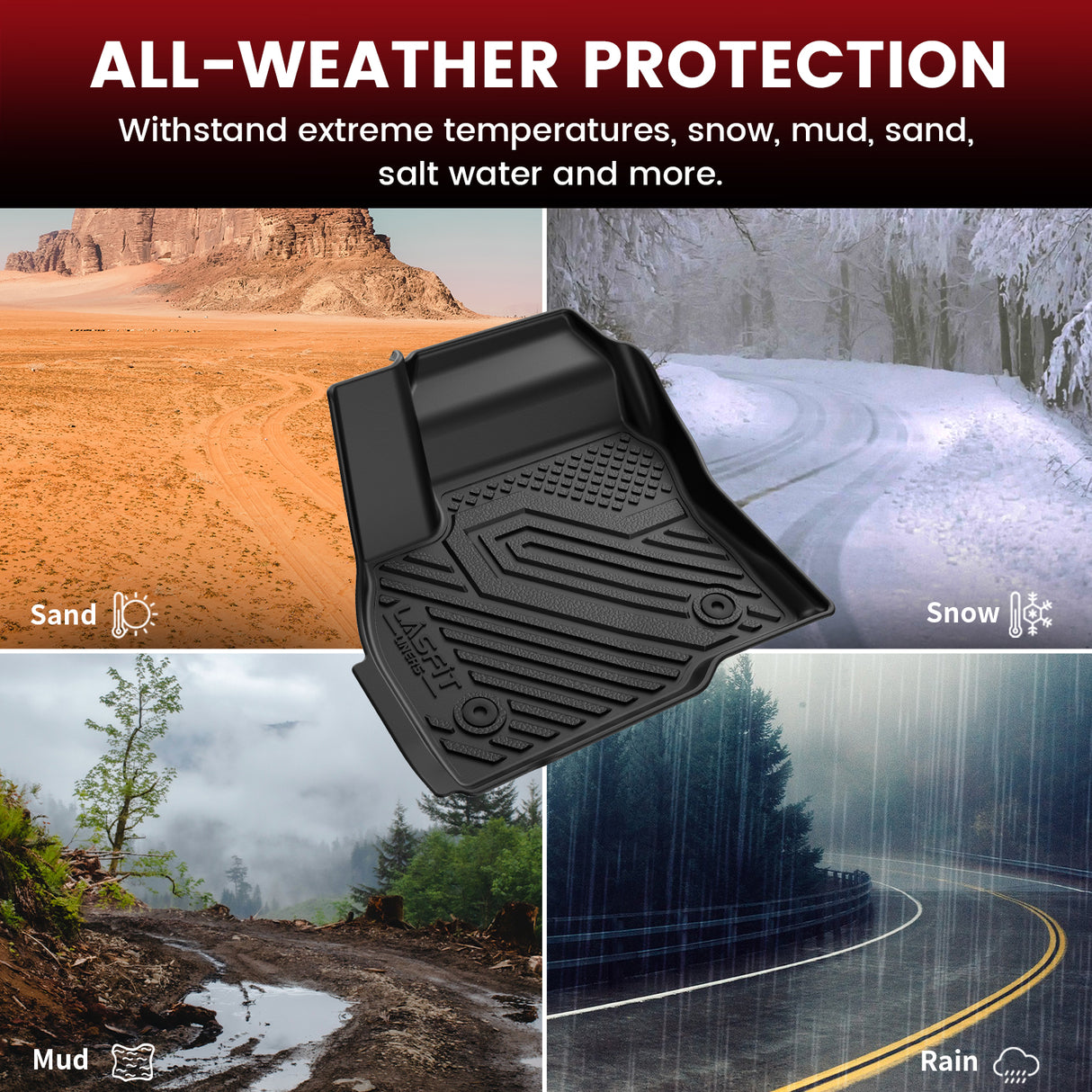 2022-2023 Chevrolet Bolt EUV All-weather Floor Mats