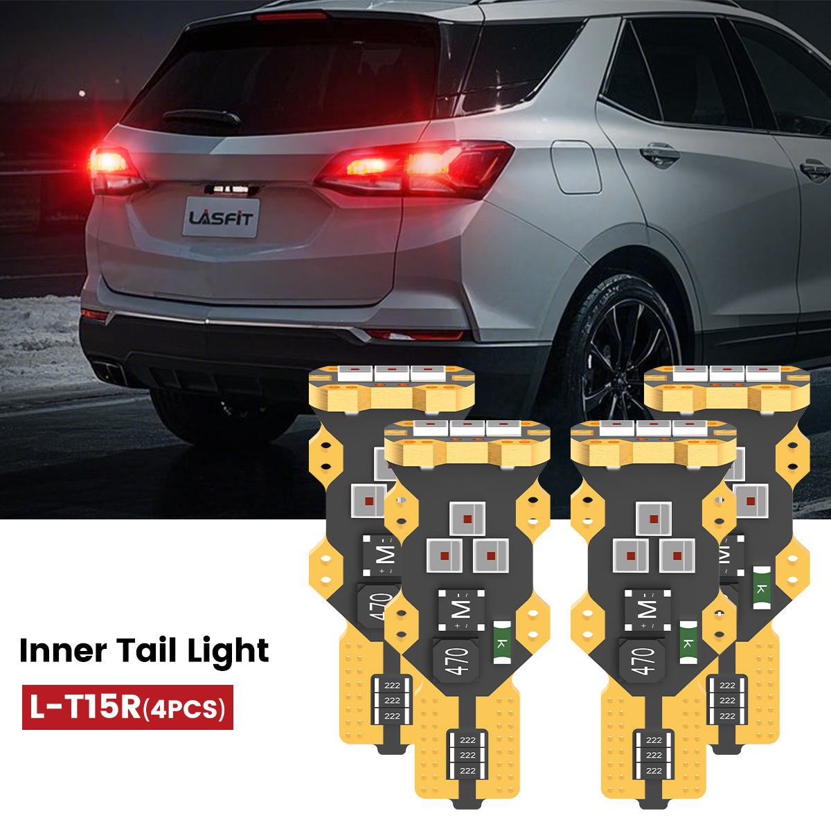 Lasfit 921 led inner tail lights fit for 2022-2024 Chevrolet Equinox