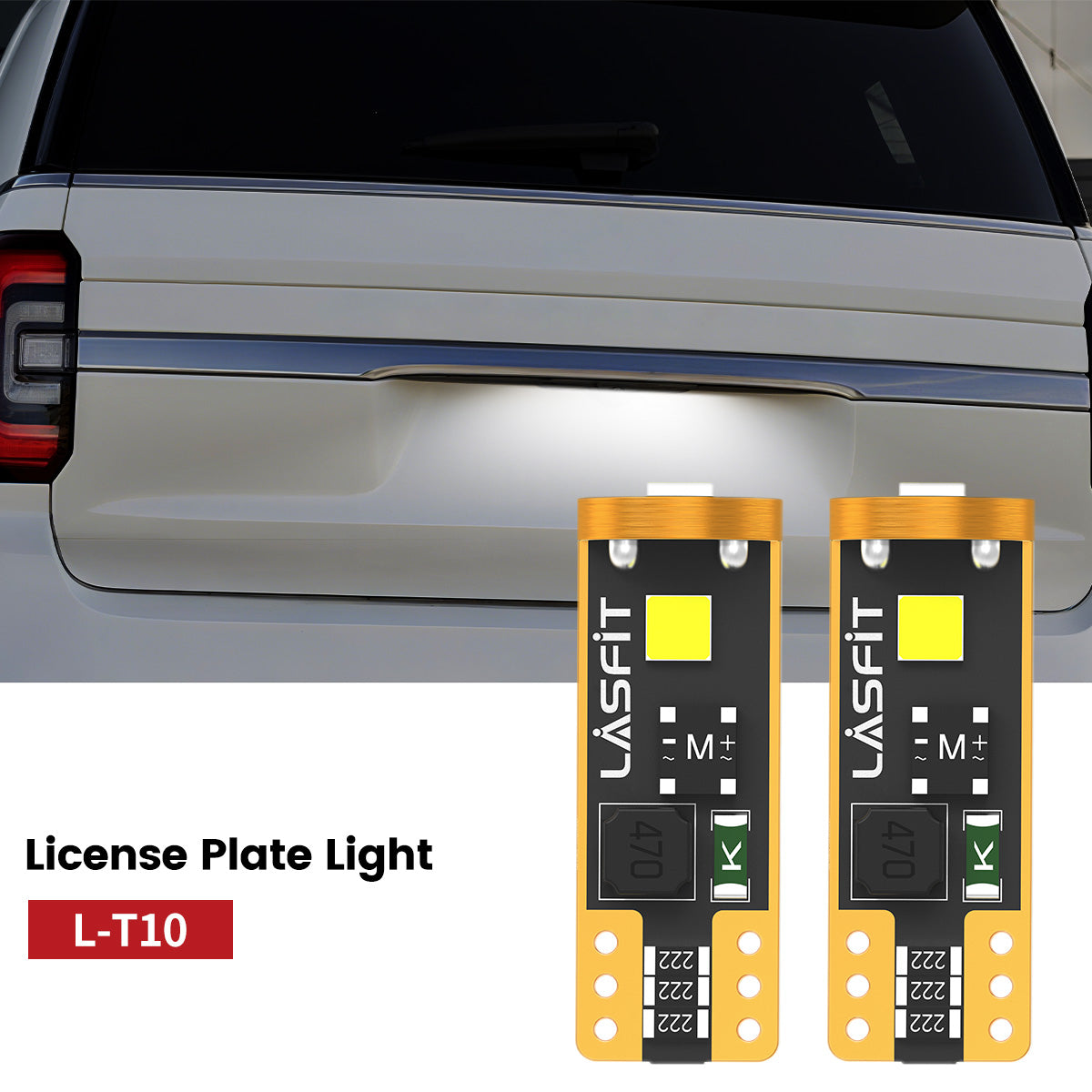 Lasfit 168 led license plate lights fit for 2022-2024 Ford Expedition