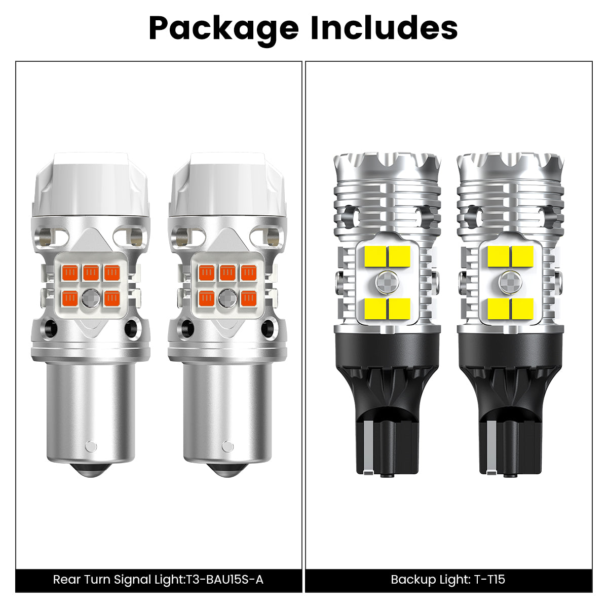 Lasfit combo package led bulbs for 2022-2024 Hyundai Tucson SEL(W/ LED Tail Lights)