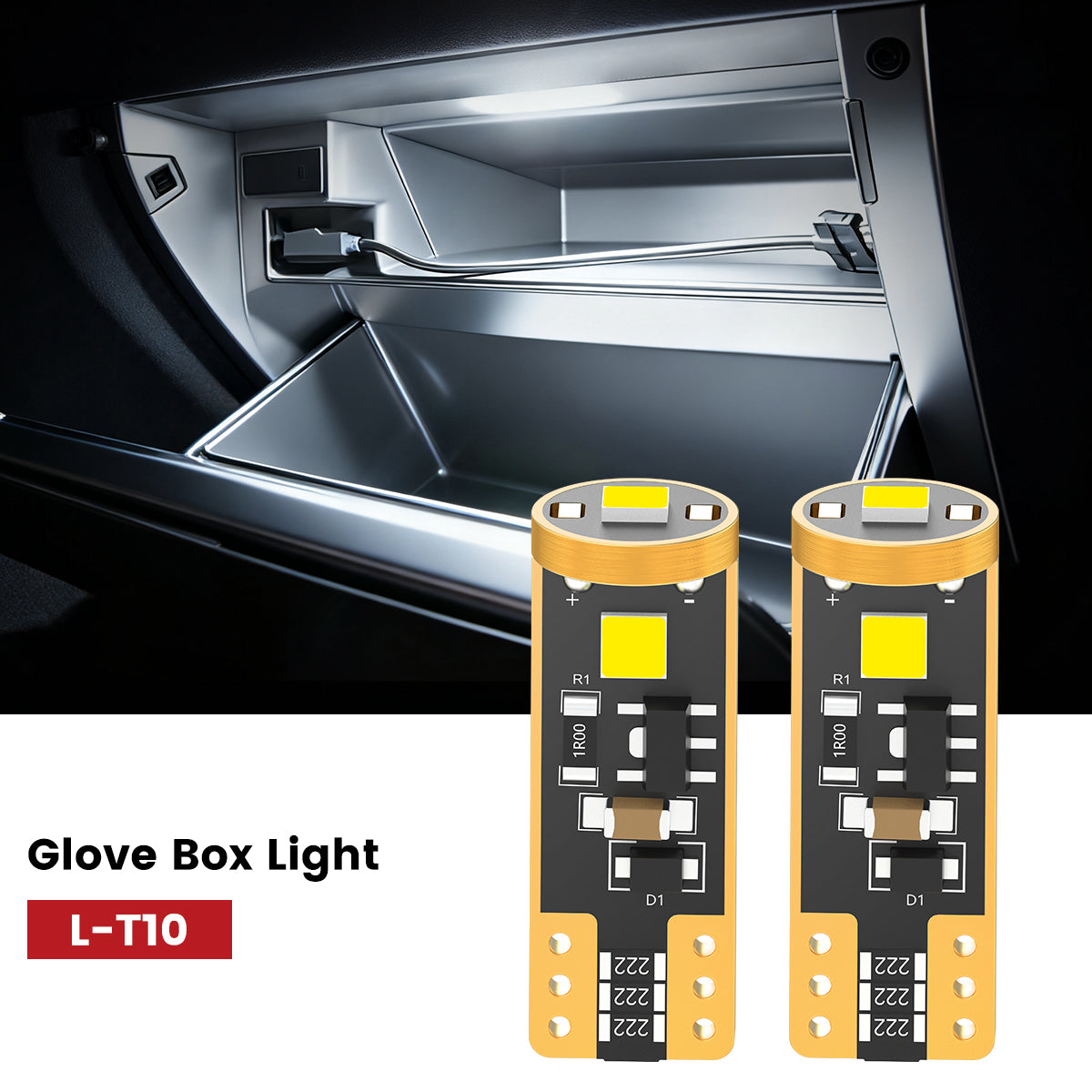 Lasfit 168 led glove box lights fit for 2022-2024 Kia Carnival