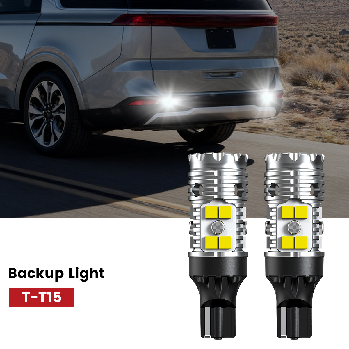 Lasfit 921 led backup lights fit for 2022-2024 Kia Carnival