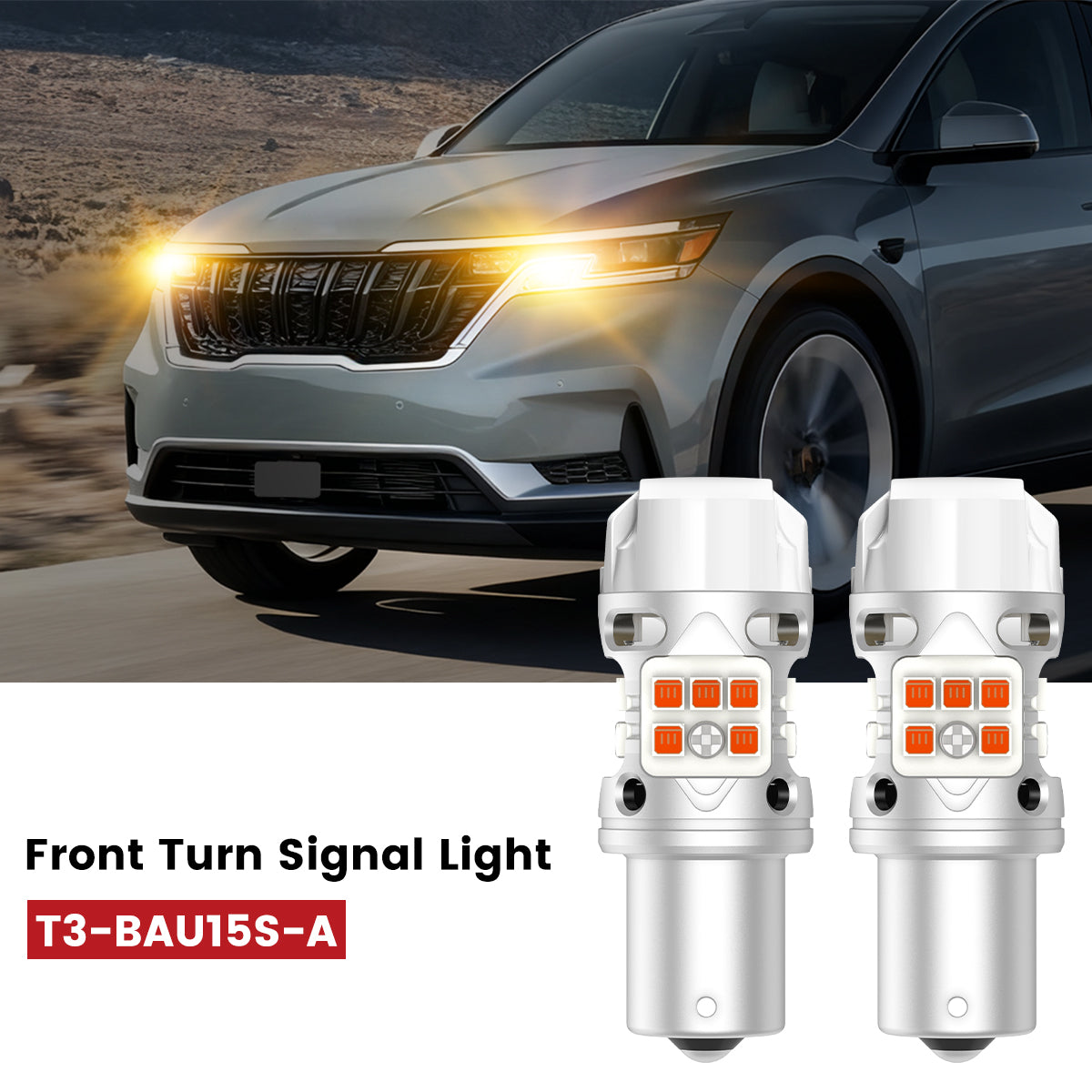 Lasfit py21w led front turn signal lights fit for 2022-2024 Kia Carnival