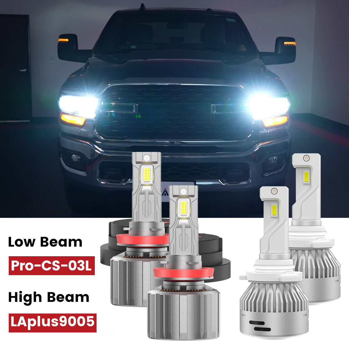 Custom Engineered for 2019-2024 Ram HD 2500/3500 LED Bulbs Upgrade | Tested and Verified