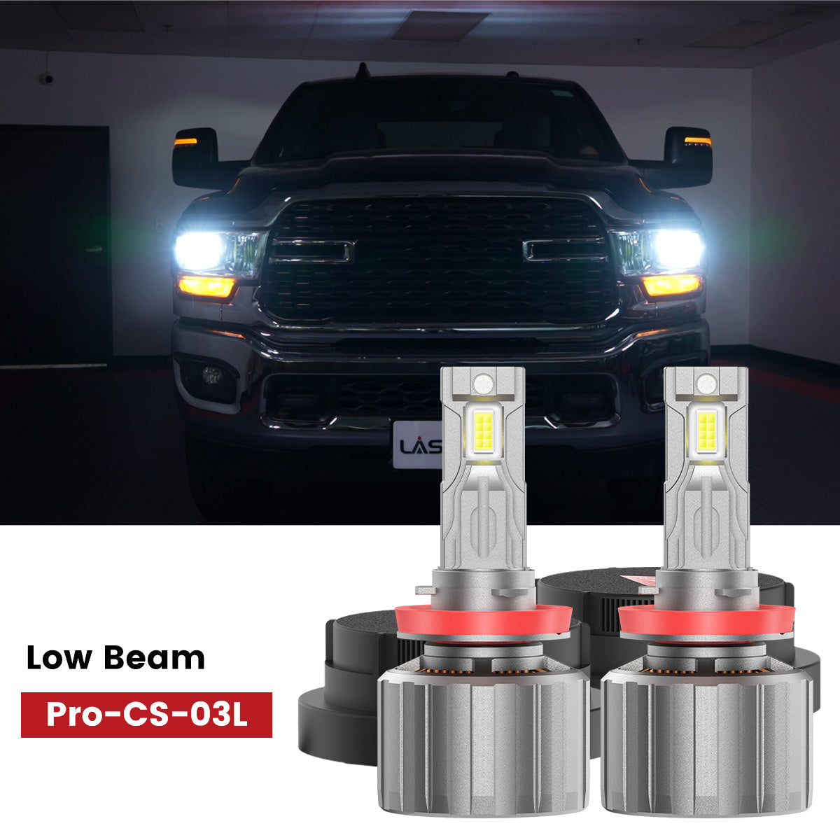 custom made H11 led bulbs fit for 2022-2024 Ram 2500HD 3500HD