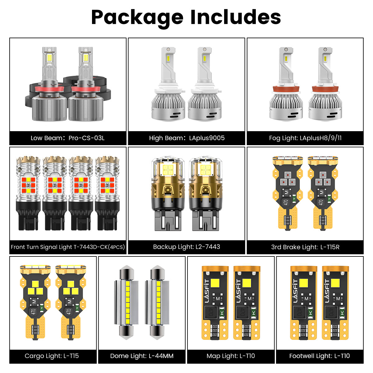 combo package ed bulbs fit for 2022-2024 Ram 2500 3500