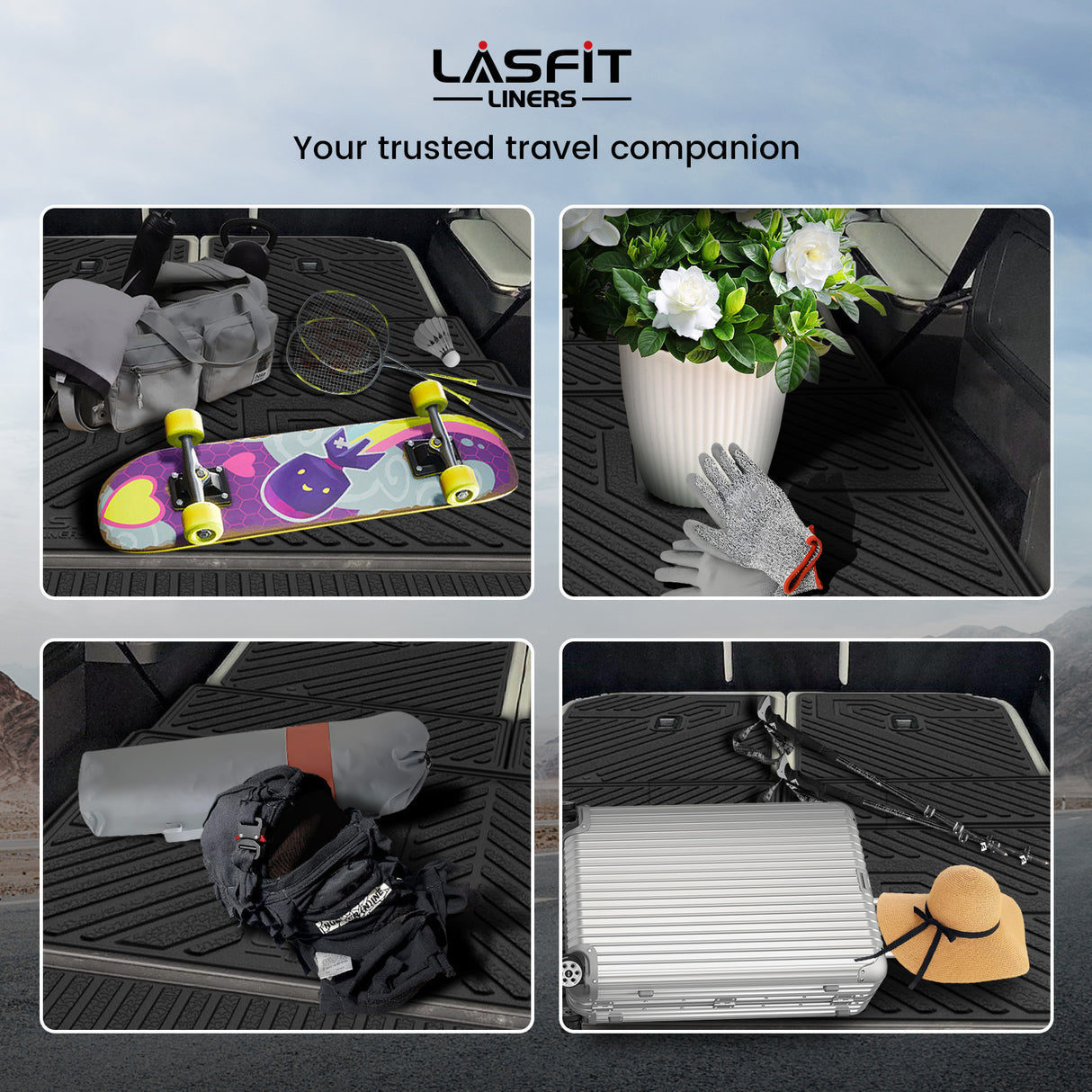 Fit for 2022-2024 Rivian R1S Floor Mats or Seatback & Cargo Mats