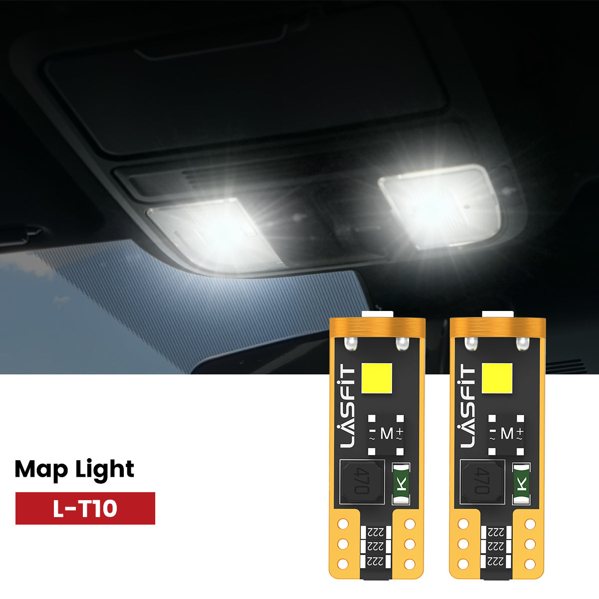 Lasfit 168 led map light fit for 2022-2025 Honda Passport