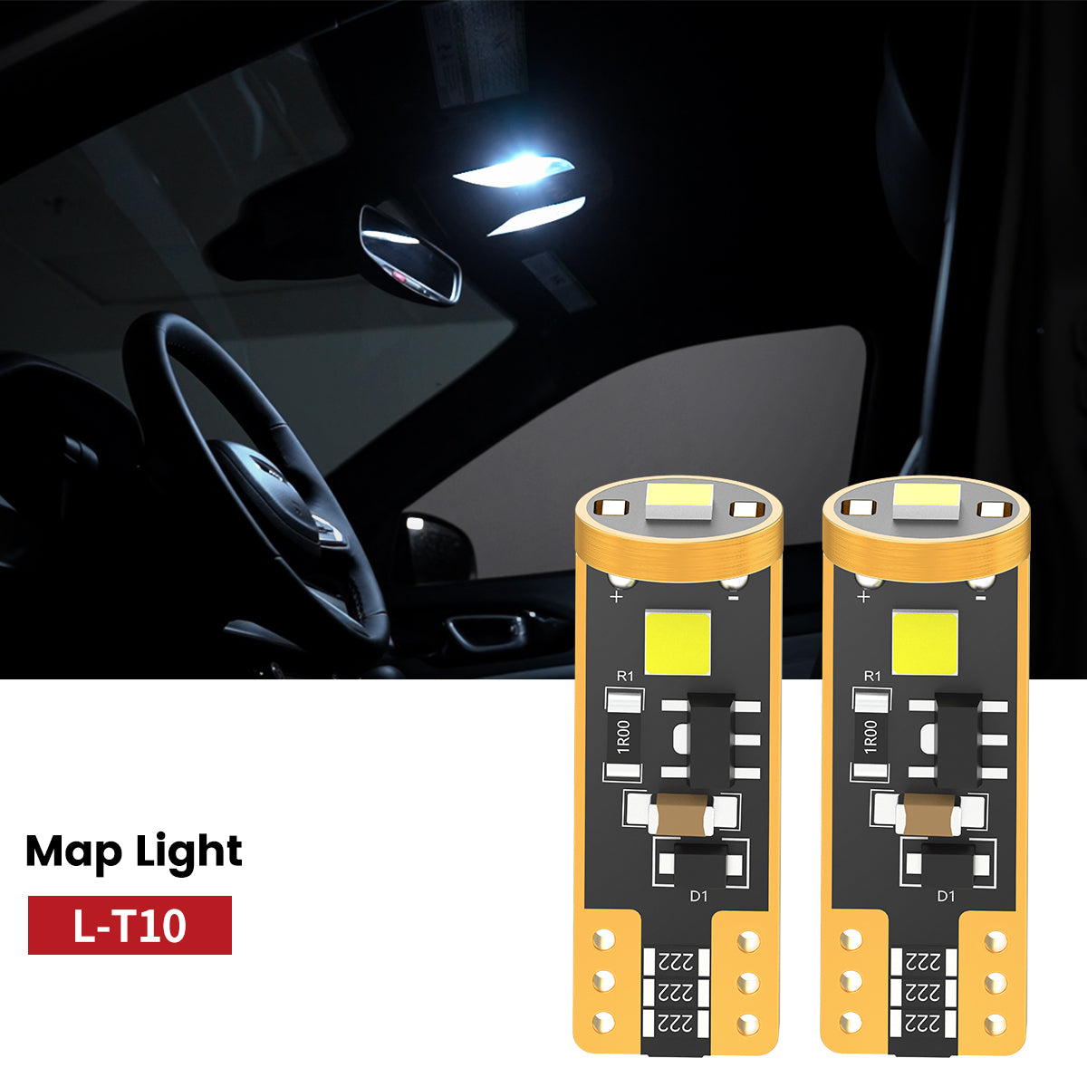 Lasfit 168 led map lights fit for 2022-2025 Jeep Compass