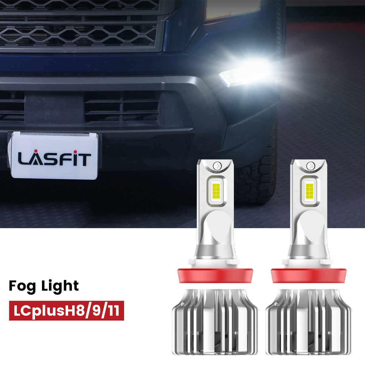 Lasfit H11/H16 led fog lights fit for 2022-2025 Nissan Frontier