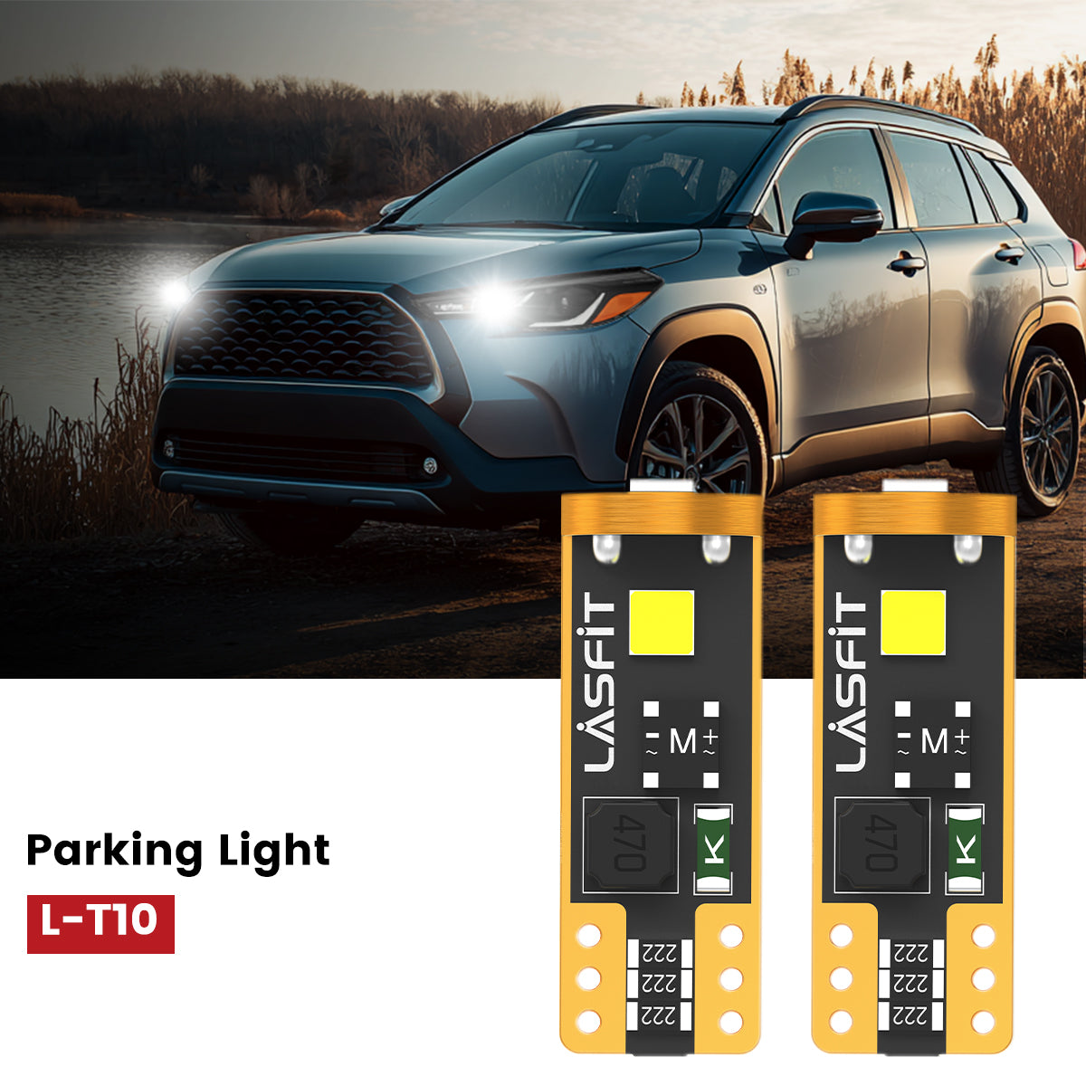 Lasfit 168 led parking lights fit for 2022-2025 Toyota Corolla Cross