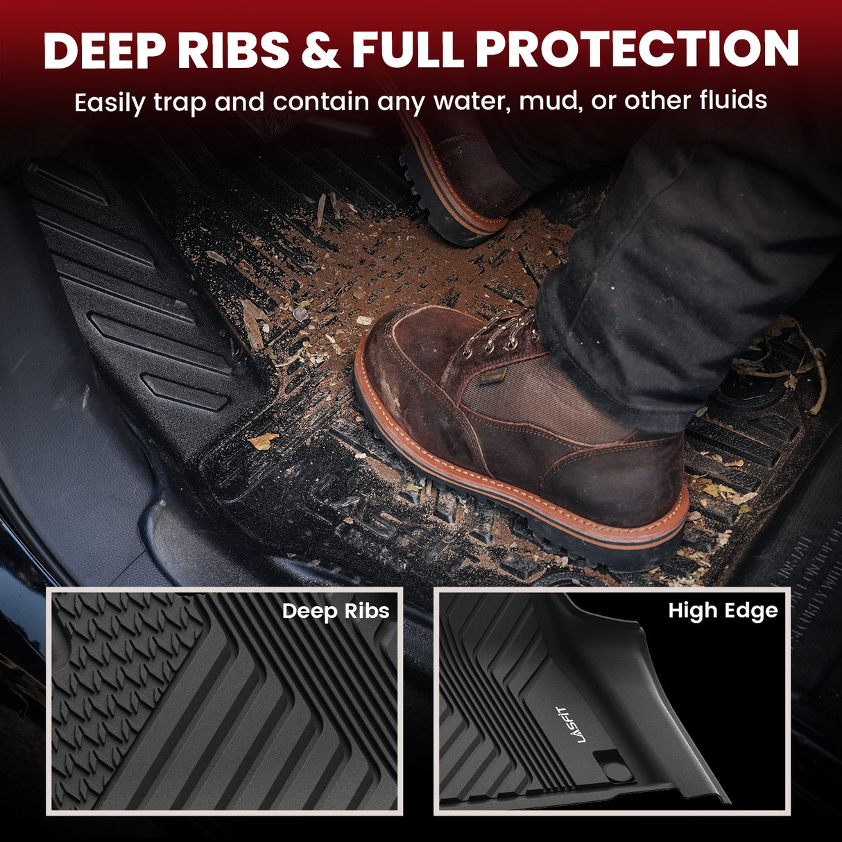 Fit for 2022-2026 Acura MDX Floor Mats / Cargo & Seatback Mats
