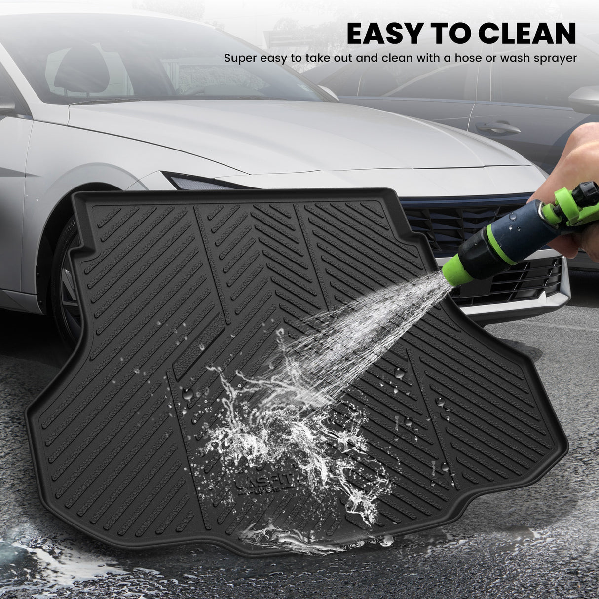 2022-2025 Hyundai Elantra Cargo Mat Easy to Clean