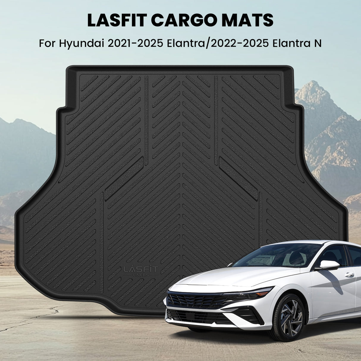 2022-2025 Hyundai Elantra Cargo Mat Show