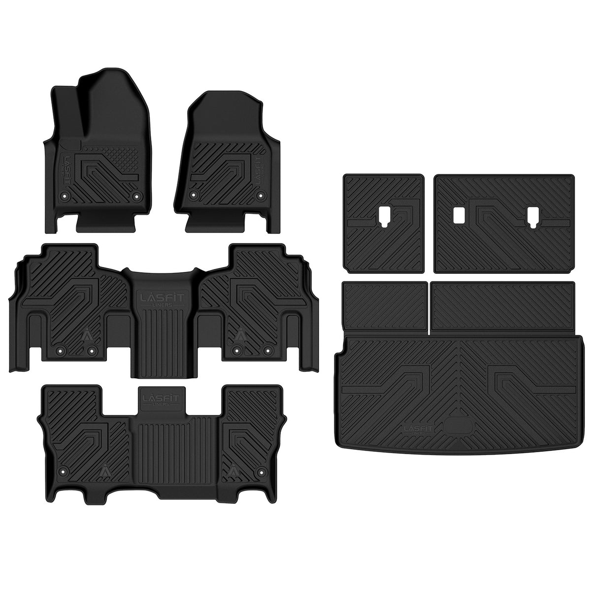 2022-2025 Jepp Wagoneer Floor Seatback Mats 1