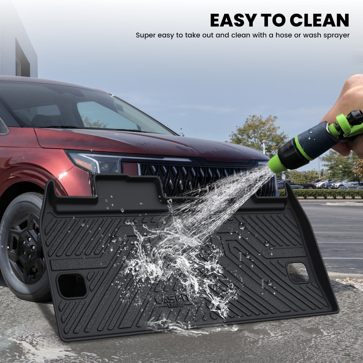 2022-2025 Kia Carnival Gas Easy to clean Cargo Mat & Seatback Mats