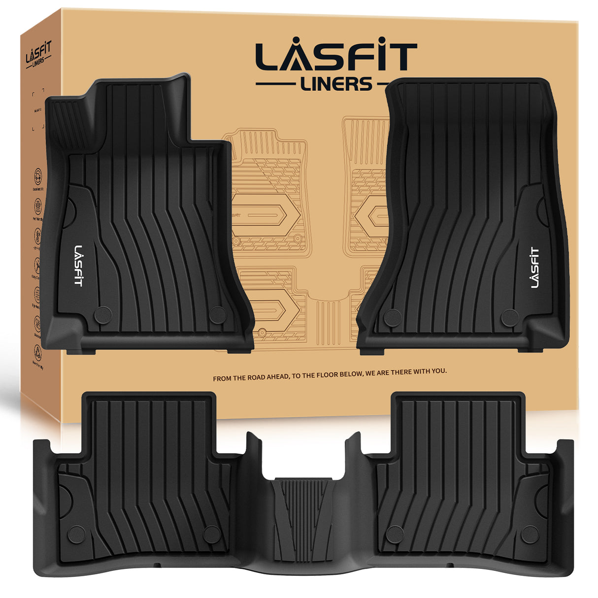 Fit for 2022-2026 Mercedes Benz C-Class Sedan Floor Mats