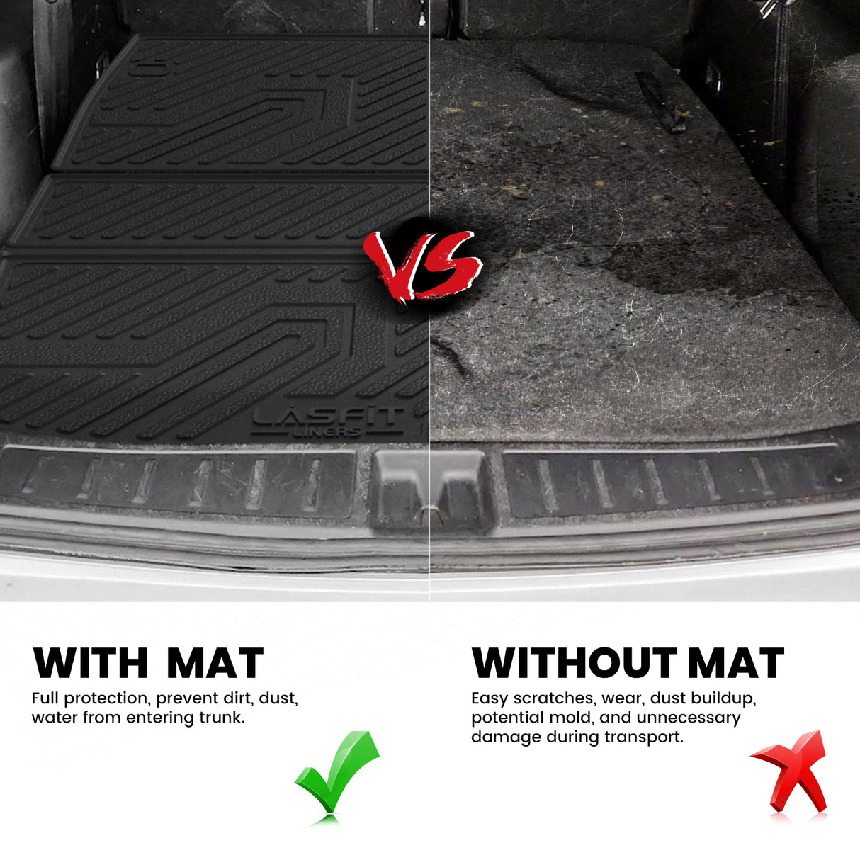 Fit for 2022-2025 Mitsubishi Outlander Floor Mats or Seatback & Cargo Mats, Not Fit PHEV or Sport Models