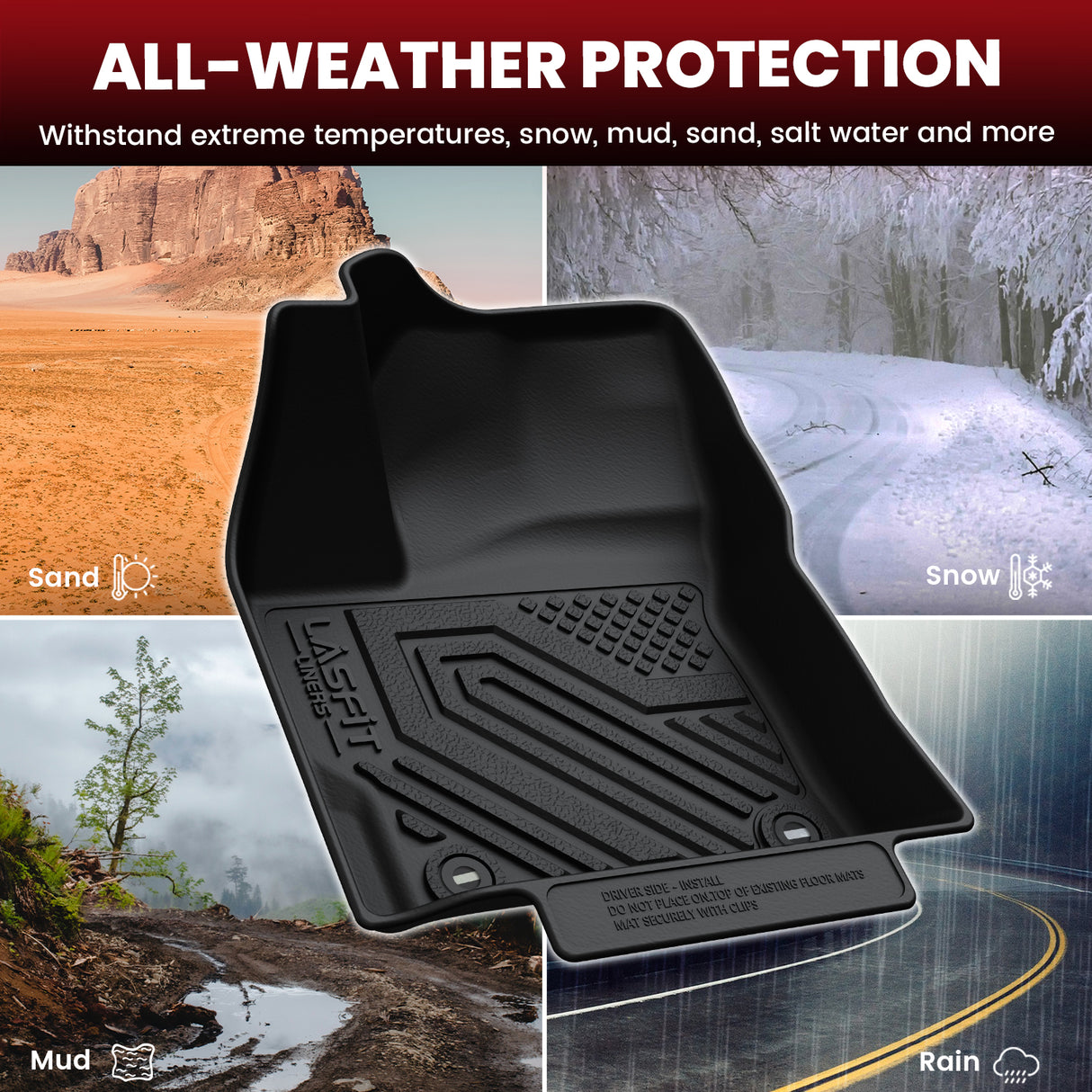 2022-2025 Toyota Corolla Cross Seatback Floor Mats All Weather