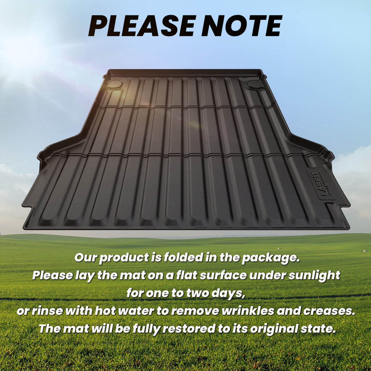 Fit for 2022-2026 Ford Maverick 4.5FT(54.4" ) Heavy Duty Truck Bed Mat Note