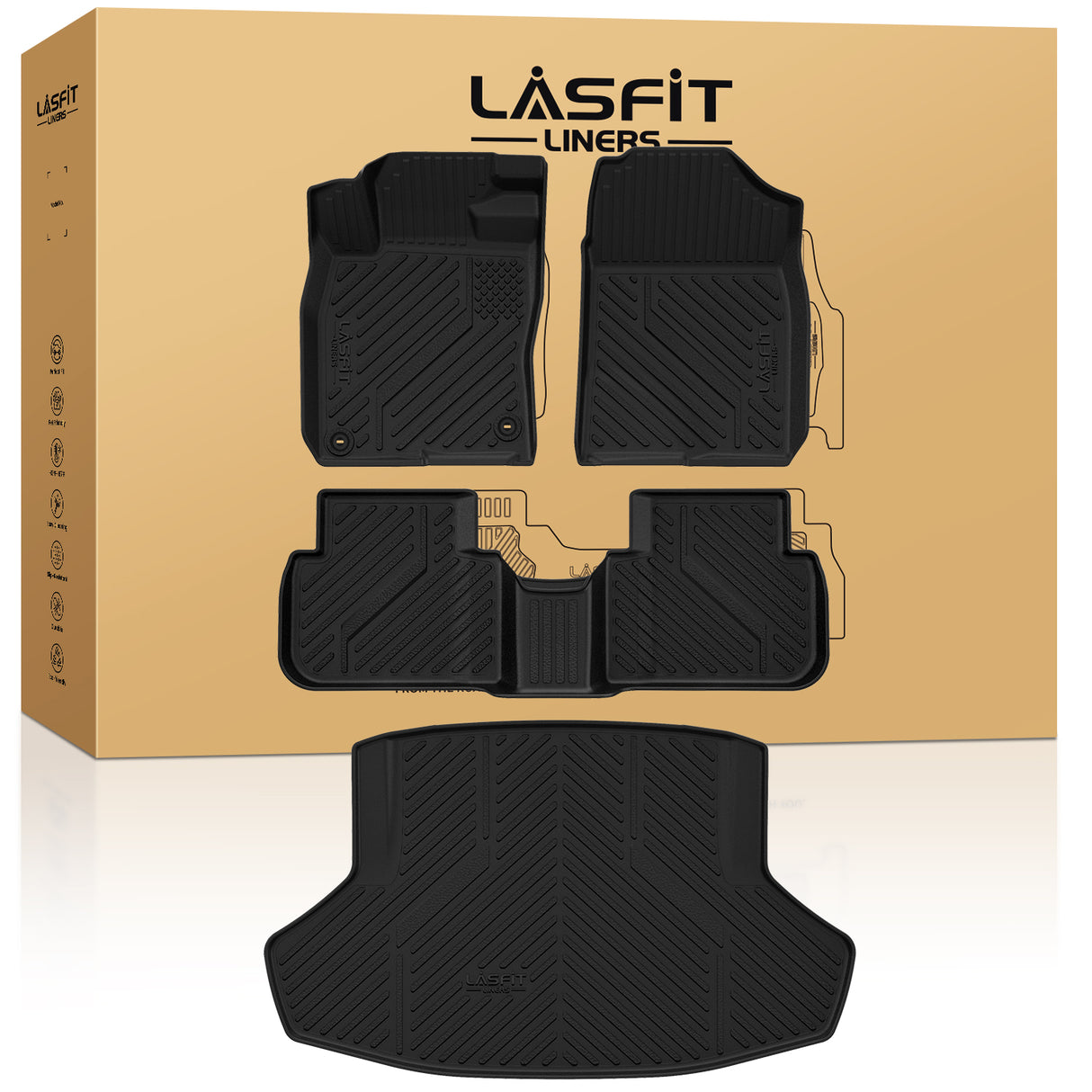 Fit for 2022-2026 Honda Civic Floor Mats (Gasoline Only) or Cargo Mat