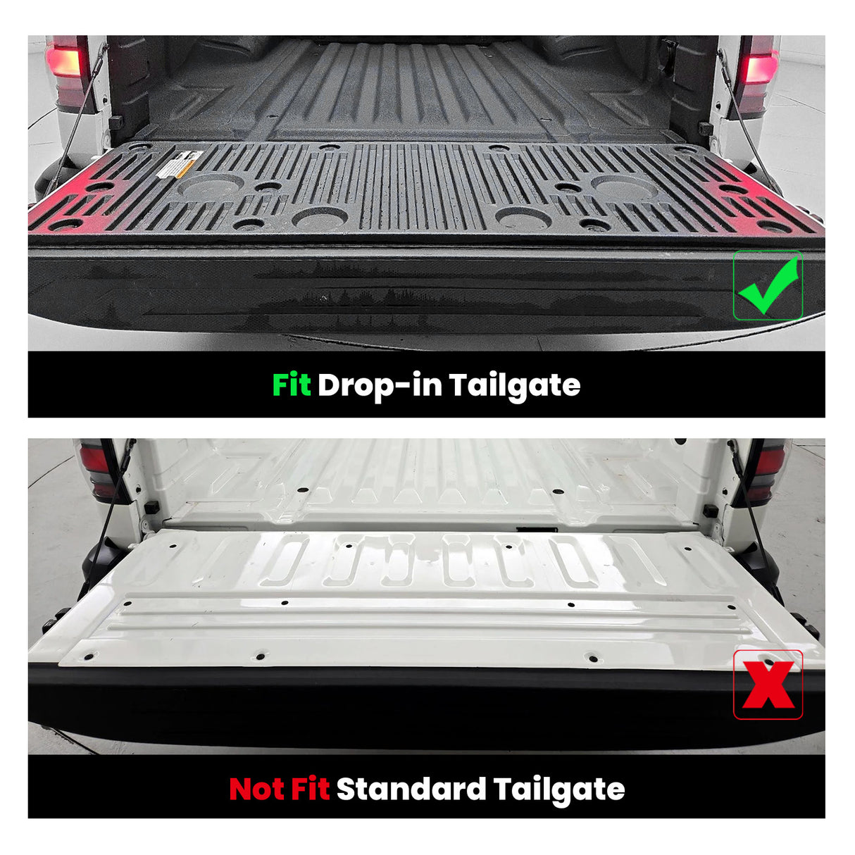 Fit for 2022-2026 Nissan Frontier Heavy Duty Truck Bed Mat or Tailgate Mat