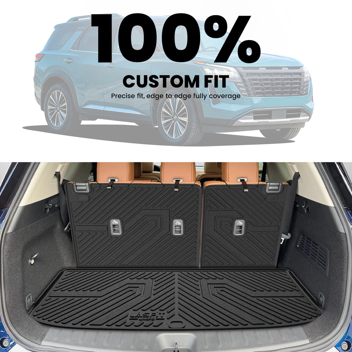 2022-2026 Nissan Pathfinder Seatback & Cargo Mats 100% Custom Fit