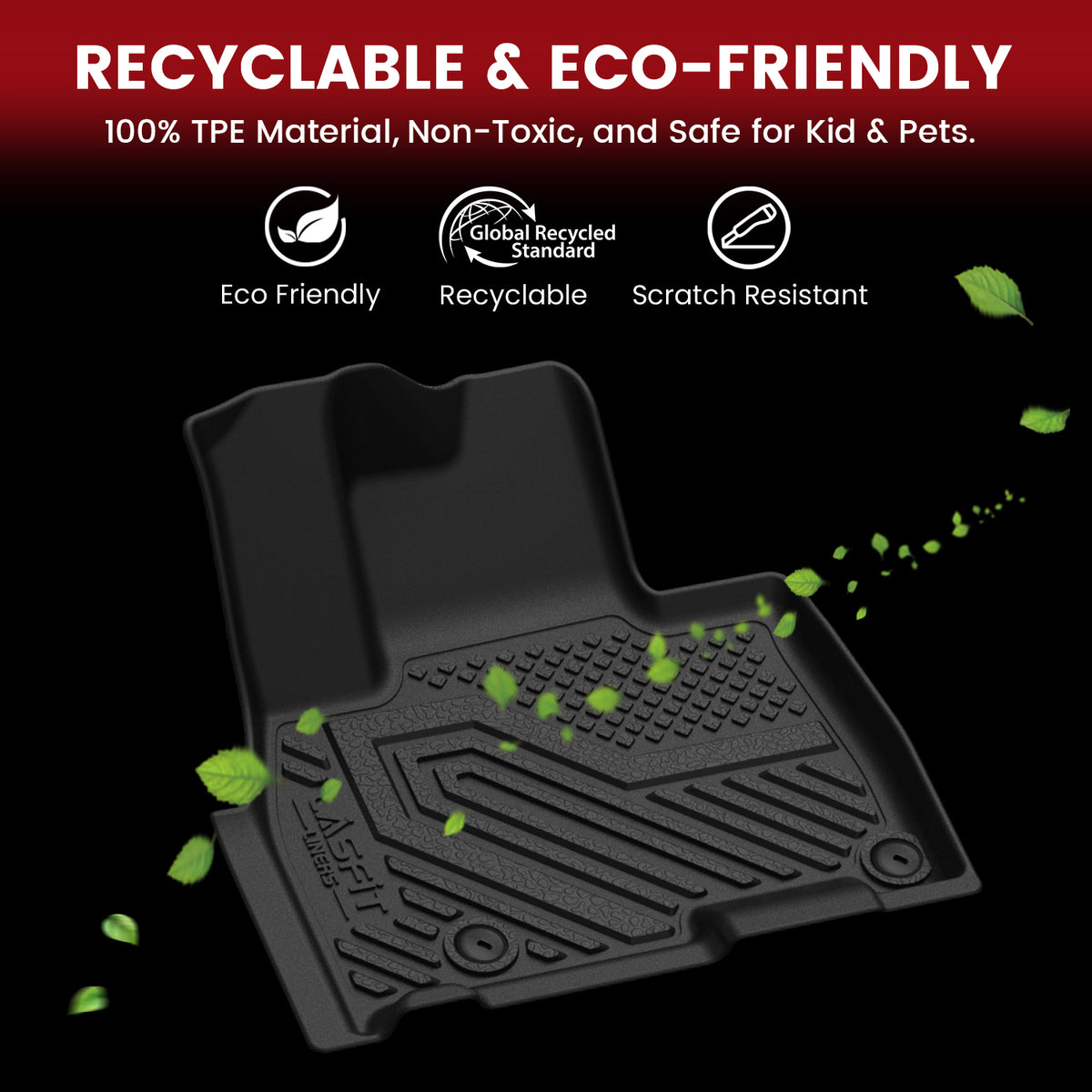 2022-2027 Kia Carnival 7 Seats Floor Mats & Seatback & Cargo Mats TPE Material