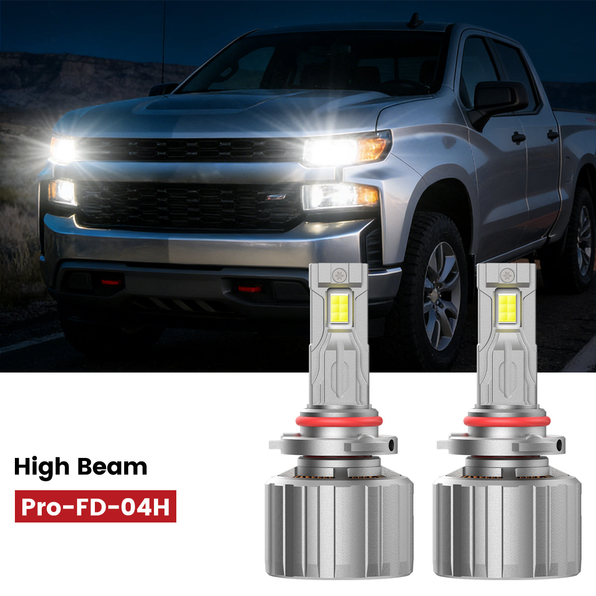 Lasfit 9005 led high beam fit for 2022 Chevrolet Silverado 1500 LTD
