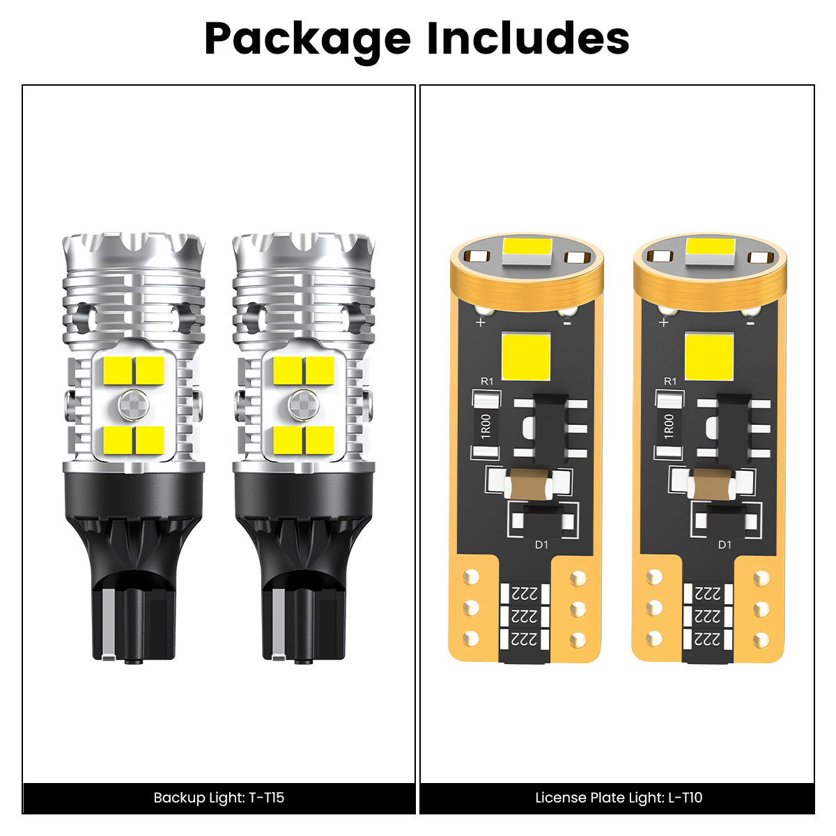 Lasfit combo package led bulbs for 2022 Chevrolet Silverado 1500 LTD High Country