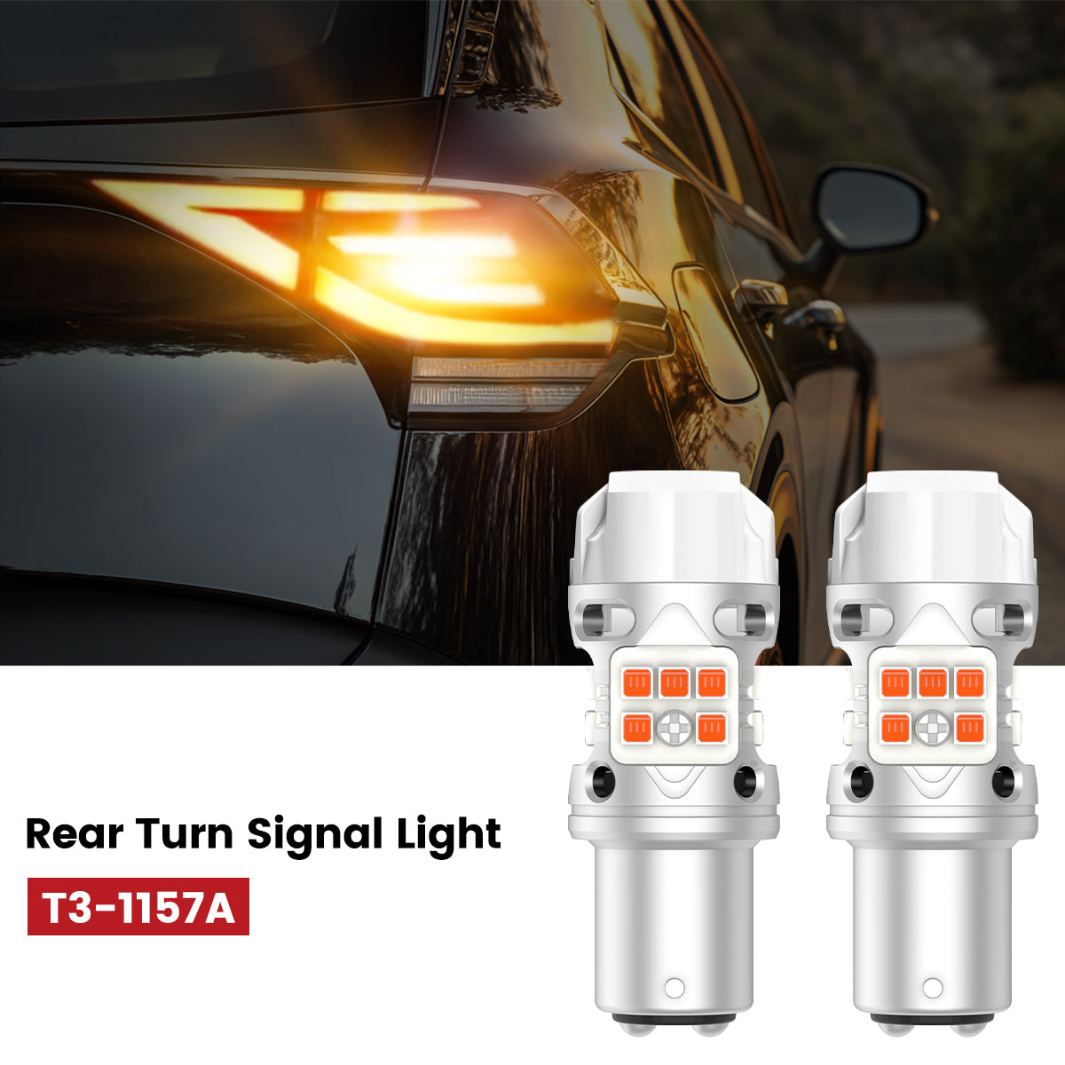 Lasfit 1157 led rear turn signal lights fit for 2023-2025 Kia Sportage