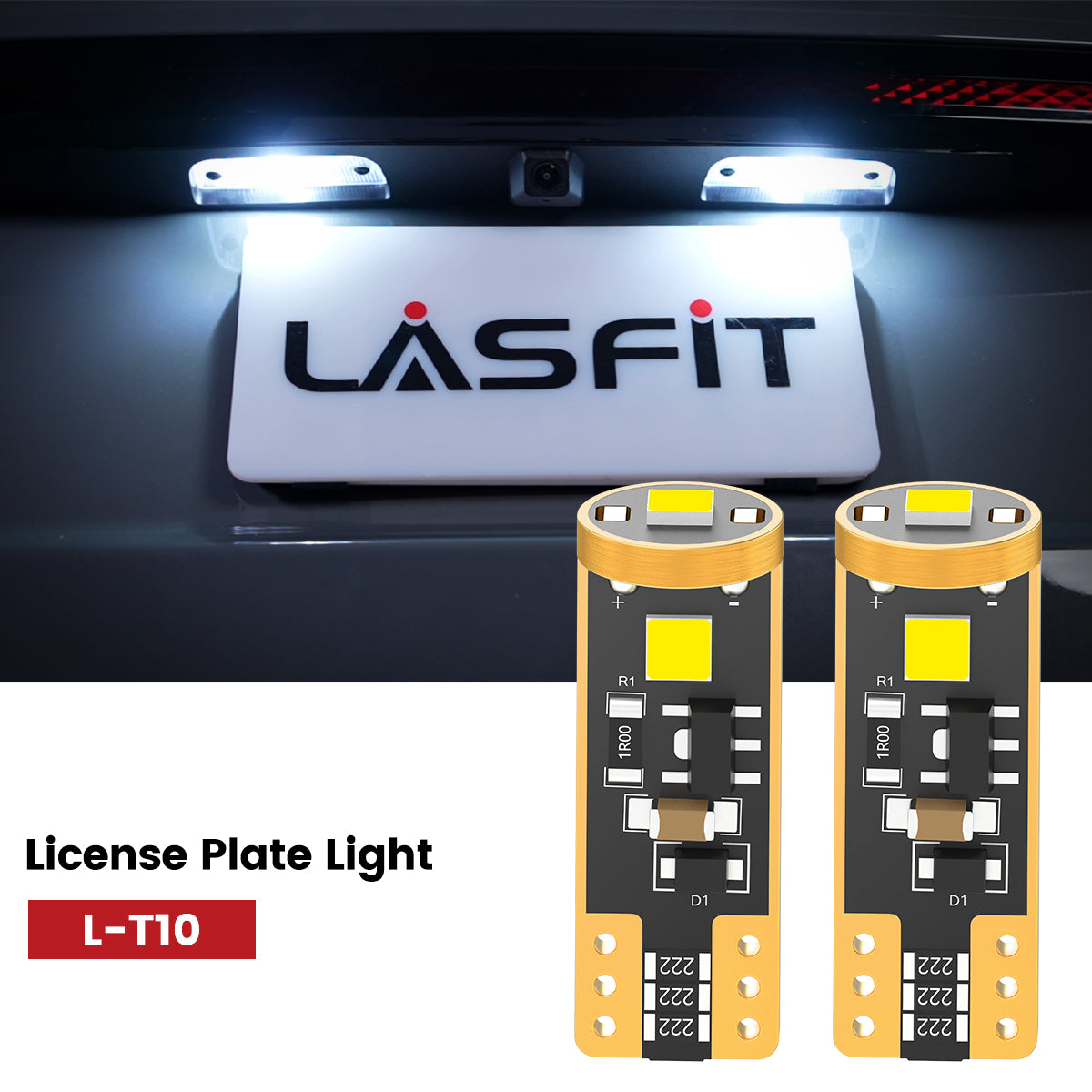 Lasfit 168 led license plate lights fit for 2023-2025 Kia Sportage