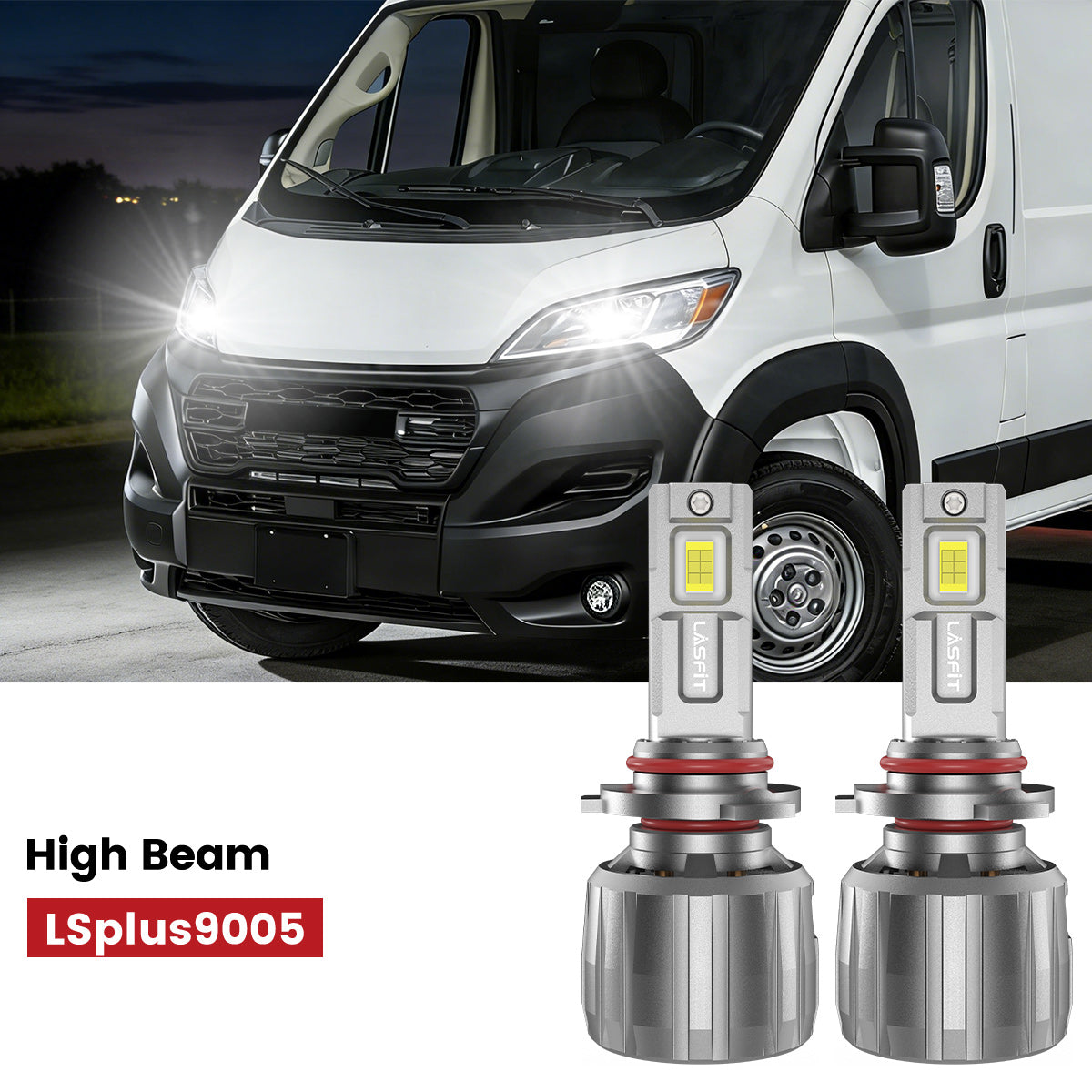 Lasfit 9005 led high beam bulbs fit for 2023-2025 Ram ProMaster