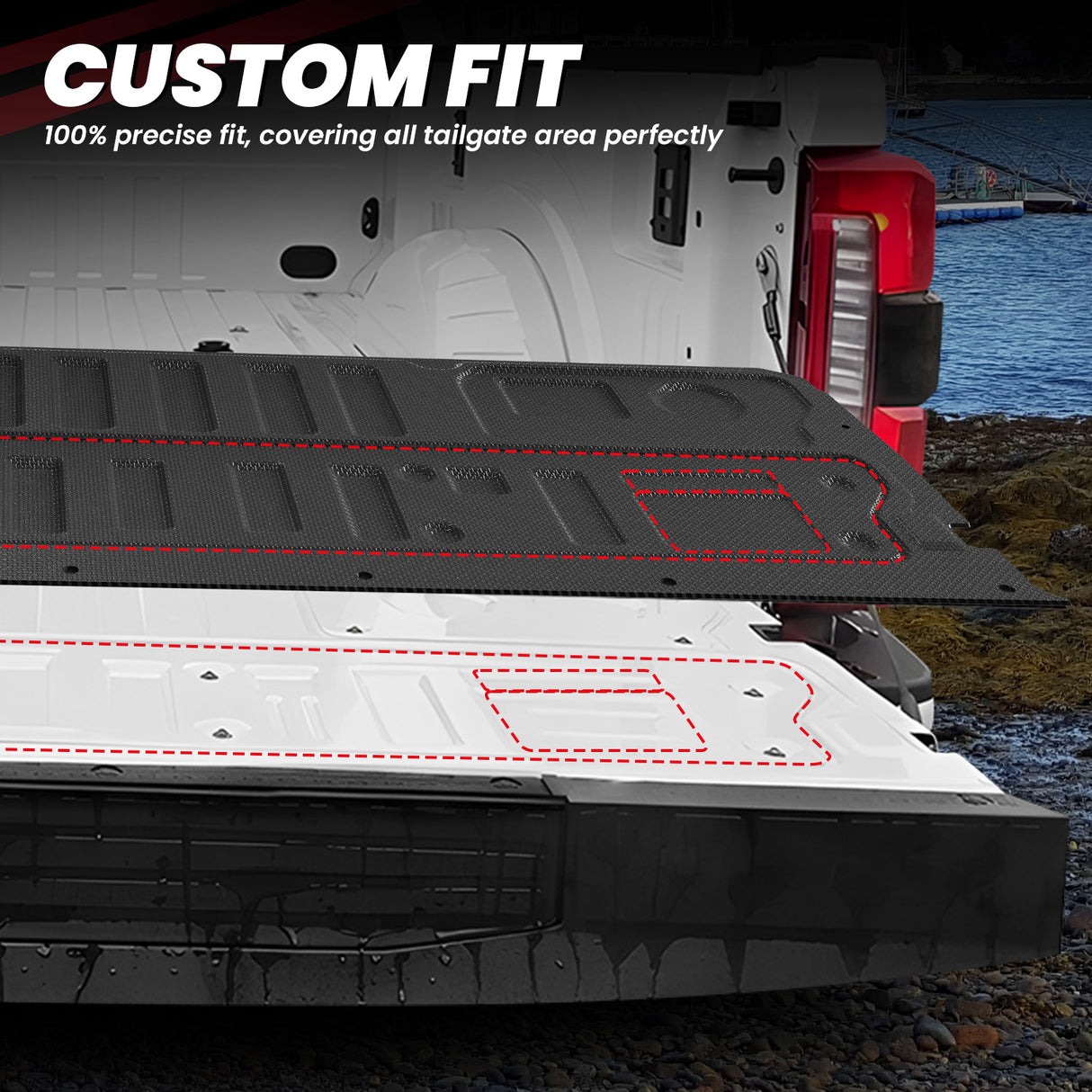 2023-2025 Ford Super Duty Truck Tailgate Mat Custom Fit